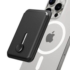 [ 맥세이프 가죽 버튼 카드케이스 ] 슬라이드 카드지갑 자석 자력 아이폰 갤럭시 17 1