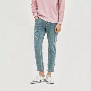 남성) 바이오스톤 오픈구제 올약워싱 데님_AM1DTA117-MB