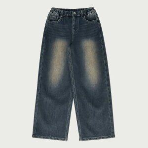 행텐틴즈 여아 밍크 퍼 밴딩 세미와이드 데님팬츠_297(14540-155-806-10)