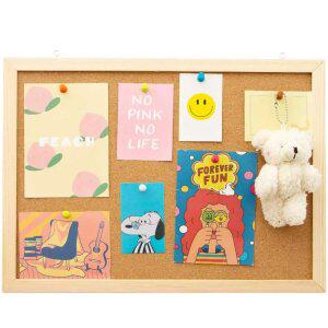 코르크보드 벽걸이 환경판 카페 사무실 대형게시판