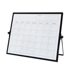 J2K 화이트보드 스탠드 양면 보드판 월별 계획표 스케줄표