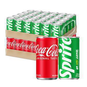 코카콜라 190ml, 30개 + 스프라이트 190ml, 30개