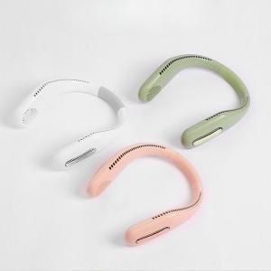 J2K 넥밴드 선풍기 목에 거는 무선 휴대용 경량 목풍기