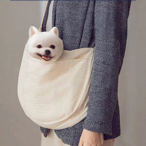 강아지 고양이 슬링백 이동 가방 포대기 산책 외출 앞가방 S-XL