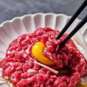 [품질보장] 미쓰하누 1++(9)등급 한우 초신선 냉장육회 200g+200g+육회소스2봉