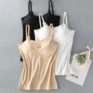 여성 메쉬 심리스 캡내장 여름 런닝브라 나시