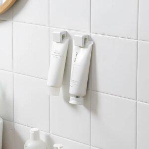 2개 공중부양 치약걸이 접착식 연고정리 벽부착 약정리함 튜브 홀더 숏 클립