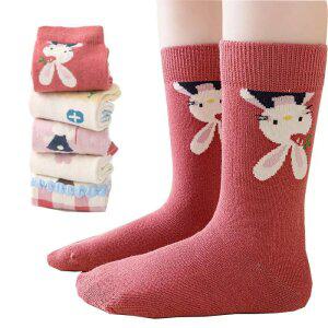 핑크토끼 아동 양말 5족세트