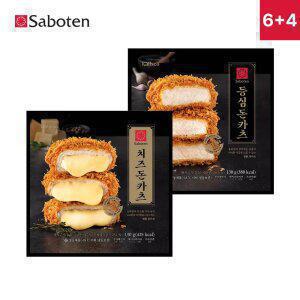 사보텐 일본 정통 수제 돈까스 등심 6팩+치즈 4팩