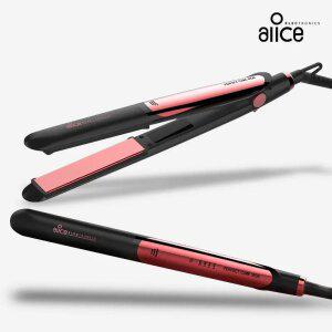 앨리스 전문가용 디지털 헤어 고데기 세라믹열판 4단계 온도조절 매직기 스트레이트 풍
