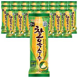 [슈팅냉동] 롯데웰푸드 찰옥수수 140ml, 24개