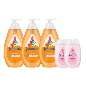 존슨즈 키즈 소프트 앤 스무디 샴푸 500ml, 3개 + 증증정( 핑크로션 100ml, 2개)