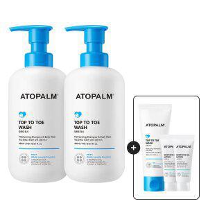 아토팜 탑투토워시 460ml 2개+[증정]탑투토워시100ml+수딩젤로션20mlx2