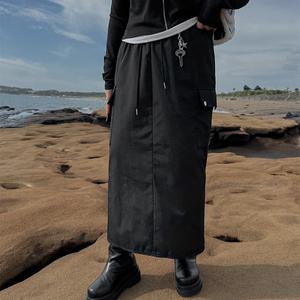 [제작/빅사이즈]이블렛 투헤버 기모 카고 밴딩 롱스커트 제이스타일