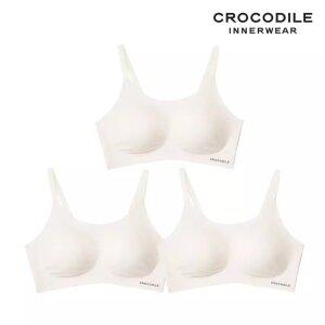 [크로커다일] 소프트핏 쉘론 스트랩 패드일체형 브라3종 오트밀 CDWBR5M09_3