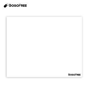 GOGOFREE 강화유리 마우스패드 게임 사무실 방수 미끄럼방지 패드 20*24cm