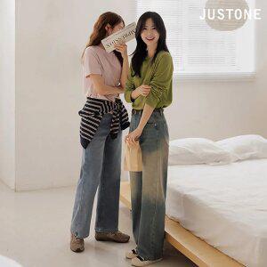 [저스트원]봄맞이빅세일! 30%+7%+5% 청바지/가디건/티셔츠/셔츠/니트/맨투맨/치마/데일