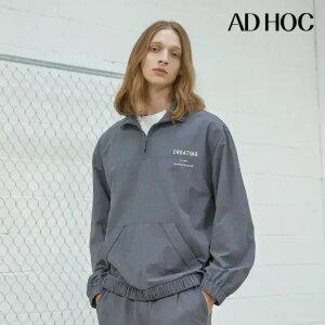 [택가 99900] [애드호크] 남성 디테일 반집업 우븐 탑(HZ8LT03)