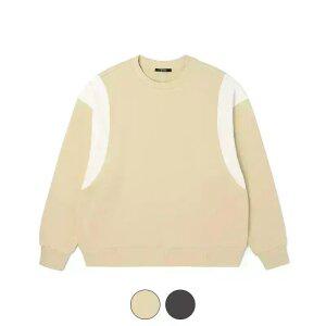 [택가 79000] [애드호크] 남성 배색 블럭 쮸리 스웨트 셔츠(HA2LT02)