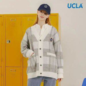 [택가 89900] [UCLA] 체크 자가드형 가디건(UZ1GD01)