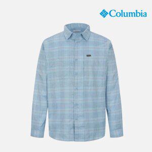 남성 실버 리지 유틸리티 셔츠_블루 (C42-AE3599)