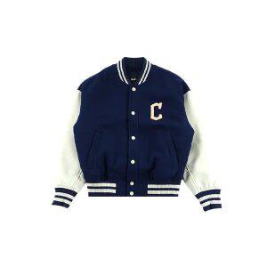 MLB 공용 울 베이직 소매배색 바시티자켓 3AJPV0634-45NYS