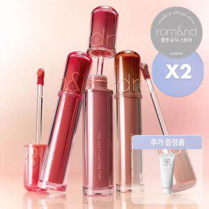[롬앤] 더 쥬시 래스팅 틴트X2 (+ 미니 백미 크림 증정)