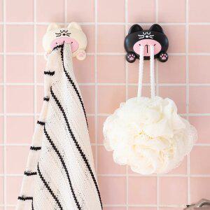 로마네 브런치브라더 모그리 수건 걸이 수건 꽂이 / 귀여운 인테리어 소품 욕실 거치