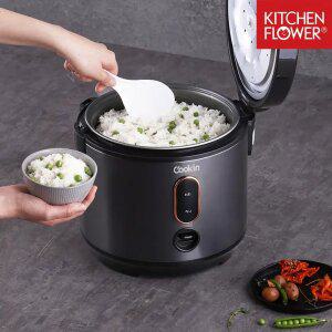 키친플라워 10인용 전기밥솥 불소수지코팅 3D입체방식 취사 보온 겸용 전기보온밥솥 가