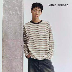 (택가 69,900원)마인드브릿지 멀티스트라이프오버핏티셔츠_2colors