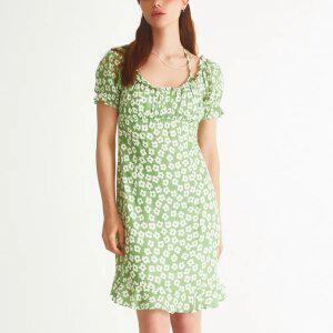 [후아유] 플라워 백레이스업 원피스 (WHOWD2647F-T)