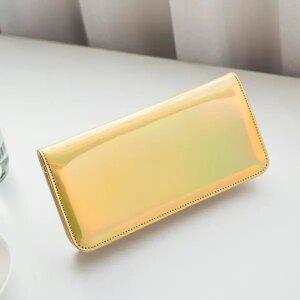 홀로그램 여성장지갑 핸드폰수납 카드지갑 여성 패션지갑