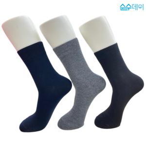국내생산 순수데이 남자 프리미엄 중목 양말 10켤레 3종 색상 신사 남성 스니커즈
