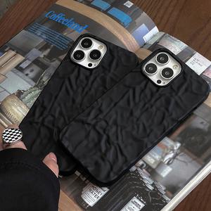 최신 귀여운 아이폰 케이스 블랙 매트 입체 / 핸드폰케이스 16 15 14 13 12 11 프로 플