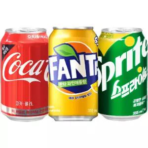 코카콜라 음료 355ml 24캔 파워에이드 토레타 스프라이트 음료수