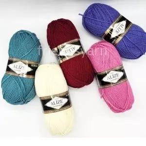 알리제 라나골드 클래식 겨울 목도리 털실 뜨개실 프랜즈얀