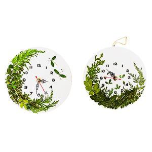 [오피스스쿨] 압화 보타닉 시계 만들기 1인세트 DIY 만들기세트 시계 압화소품