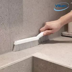 [바이칸] 폭이 좁은 자루솔 욕실바닥 틈새타일 청소솔