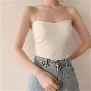 [오노마] ONM 초 나시끈 가슴패드 여성 나시티 패션 이너탑 (S8054142)