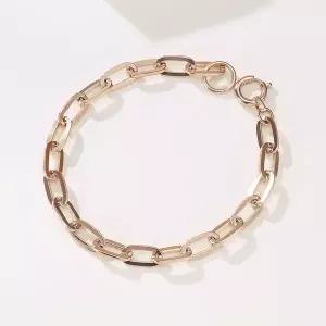 [제이로사] 18k 모던 스퀘어 링크 팔찌