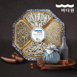 바다원 [명절선물세트] 팔각 한지함 세트 리