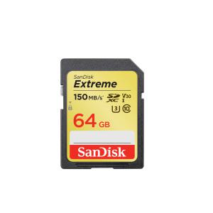 SANDISK SDXC Extreme 64GB SD메모리카드 SDXV2