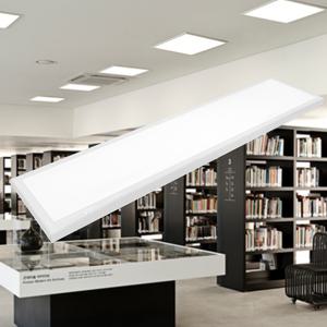 장수램프 LED 샤인 평판등 50W (1285x320) 평판조명 면조명 직하 방등 거실등 사무실등