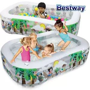 BW 13020 키즈파크 엠보싱 물놀이 에어 풀장