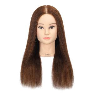 비너스가발 90%인모 20인치 혼합모 커트연습 드라이 아이롱전용 통가발