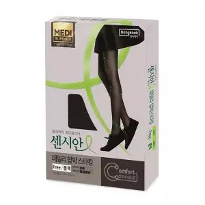 동국제약 센시안 메디슬리머 데일리 압박스타킹 (Free사이즈, 블랙)