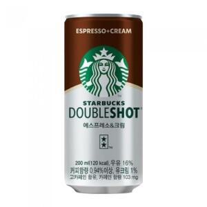 스타벅스 더블샷 에스프레소크림 커피 200ml x 36캔