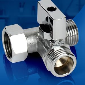 미니 샤워건 청소건 고압호스 부속품 T자벨브 연결밸브자재