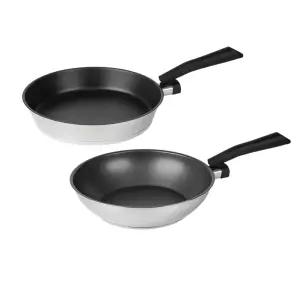 알텐바흐 디펜더스 통5중 스테인레스 후라이팬 28팬+28웍 2종세트 (모든열원용-인덕션 가스레인지)