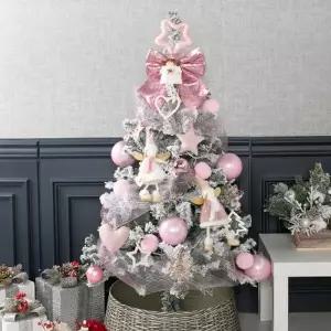 [텐바이텐]크리스마스 스노우 트리 장식 풀세트 헤븐라인 120cm 단면